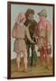 Three Peasants, 16th or 17th Century-Albrecht Dürer-Framed Giclee Print