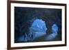 Three People in a Cave in the Mountains, 1825-George Sand-Framed Premium Giclee Print