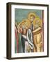 Three People in a Church, Panagia Too Araka, Bizantine, Troodos Mountains, Cyprus-null-Framed Giclee Print