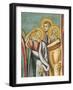 Three People in a Church, Panagia Too Araka, Bizantine, Troodos Mountains, Cyprus-null-Framed Giclee Print