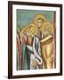 Three People in a Church, Panagia Too Araka, Bizantine, Troodos Mountains, Cyprus-null-Framed Giclee Print