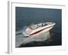 Three People in a Motorboat-null-Framed Photographic Print