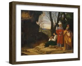 Three Philosophers, 1508-1509-Giorgione-Framed Giclee Print