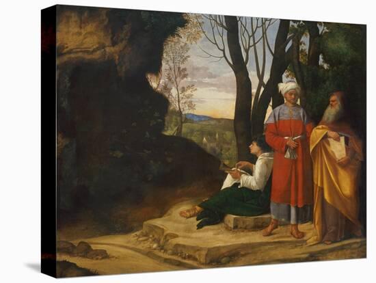 Three Philosophers, 1508-1509-Giorgione-Stretched Canvas