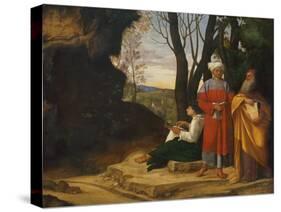 Three Philosophers, 1508-1509-Giorgione-Stretched Canvas