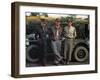 Three Pilots of the 332nd Bomb Group-null-Framed Photographic Print