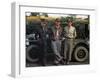 Three Pilots of the 332nd Bomb Group-null-Framed Photographic Print