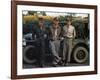 Three Pilots of the 332nd Bomb Group-null-Framed Photographic Print