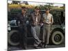 Three Pilots of the 332nd Bomb Group-null-Mounted Photographic Print