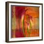 Three Pink Lilies-Robert Cattan-Framed Photographic Print