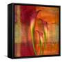 Three Pink Lilies-Robert Cattan-Framed Stretched Canvas