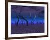 Three Planets Rise Over Dead Lands-rolffimages-Framed Art Print