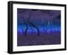 Three Planets Rise Over Dead Lands-rolffimages-Framed Art Print