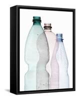 Three Plastic Bottles-Petr Gross-Framed Stretched Canvas