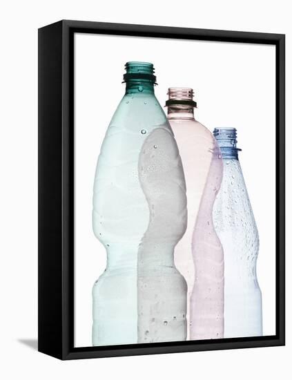 Three Plastic Bottles-Petr Gross-Framed Stretched Canvas