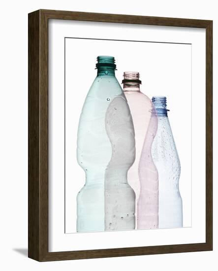 Three Plastic Bottles-Petr Gross-Framed Photographic Print