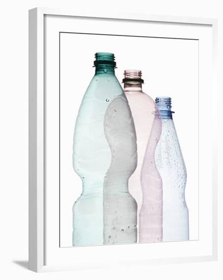 Three Plastic Bottles-Petr Gross-Framed Photographic Print