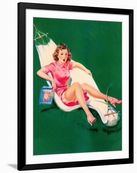 Three-Point Landing c1940s-Art Frahm-Framed Art Print