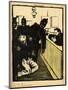 Three Policemen Bring a Man Beaten Black and Blue into the Police Station-F?lix Vallotton-Mounted Giclee Print