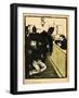 Three Policemen Bring a Man Beaten Black and Blue into the Police Station-F?lix Vallotton-Framed Giclee Print