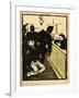 Three Policemen Bring a Man Beaten Black and Blue into the Police Station-F?lix Vallotton-Framed Giclee Print