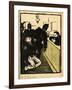 Three Policemen Bring a Man Beaten Black and Blue into the Police Station-F?lix Vallotton-Framed Giclee Print