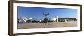 Three Powers Square, Brasilia, Federal District, Brazil-Ian Trower-Framed Photographic Print