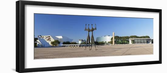 Three Powers Square, Brasilia, Federal District, Brazil-Ian Trower-Framed Photographic Print