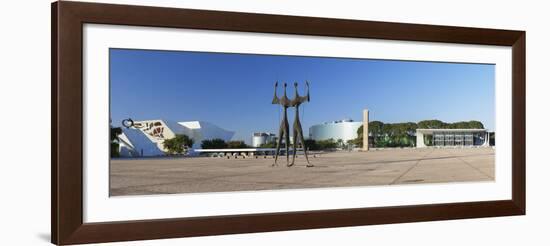 Three Powers Square, Brasilia, Federal District, Brazil-Ian Trower-Framed Photographic Print