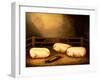 Three Prize Pigs Outside a Sty-null-Framed Giclee Print