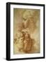 Three Profiles-Parmigianino-Framed Art Print