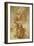 Three Profiles-Parmigianino-Framed Art Print