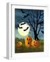 Three Pumpkins-Debbi Wetzel-Framed Giclee Print