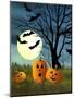 Three Pumpkins-Debbi Wetzel-Mounted Giclee Print