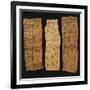 Three Pygmy Bark Paintings-null-Framed Giclee Print