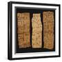 Three Pygmy Bark Paintings-null-Framed Giclee Print