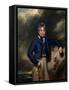 Three-Quarter Length Portrait of John Windham Dalling Rn, as a Midshipman-George Henry Harlow-Framed Stretched Canvas
