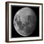 Three Quarter Moon-Stocktrek Images-Framed Photographic Print