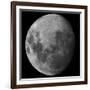 Three Quarter Moon-Stocktrek Images-Framed Photographic Print