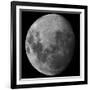 Three Quarter Moon-Stocktrek Images-Framed Photographic Print