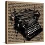 Three-Quarter Typewriter-Roderick E. Stevens-Stretched Canvas