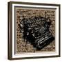 Three-Quarter Typewriter-Roderick E. Stevens-Framed Giclee Print