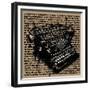 Three-Quarter Typewriter-Roderick E. Stevens-Framed Giclee Print