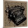 Three-Quarter Typewriter-Roderick E. Stevens-Mounted Giclee Print