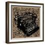 Three-Quarter Typewriter-Roderick E. Stevens-Framed Giclee Print