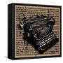 Three-Quarter Typewriter-Roderick E. Stevens-Framed Stretched Canvas