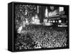 Three Quarters of a Million People Crowd into Times Square-null-Framed Stretched Canvas
