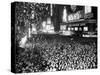 Three Quarters of a Million People Crowd into Times Square-null-Stretched Canvas