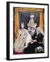 Three Queens - Collage Portraits of Queen Victoria, Alexandra and Mary-null-Framed Giclee Print