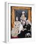 Three Queens - Collage Portraits of Queen Victoria, Alexandra and Mary-null-Framed Giclee Print